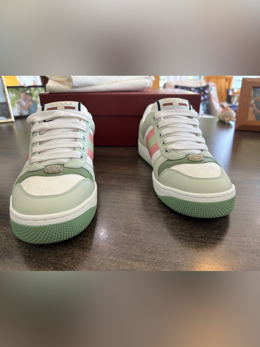 Gucci Women’s Green Screener Tennies